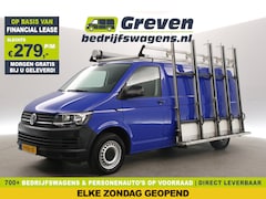 Volkswagen Transporter - 2.0 TDI L2H1 140PK Glasauto Glasresteel Airco Cruise Carplay Trekhaak Navigatie Imperiaal