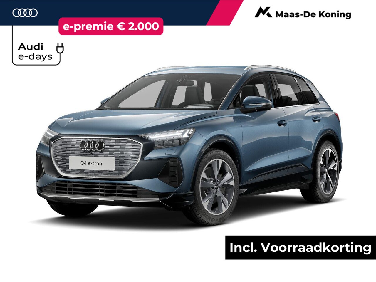 Audi Q4 e-tron - 45 quattro Advanced edition 286 PK · Assist. pakket plus · Comfortpakket · Ambient light · - AutoWereld.nl