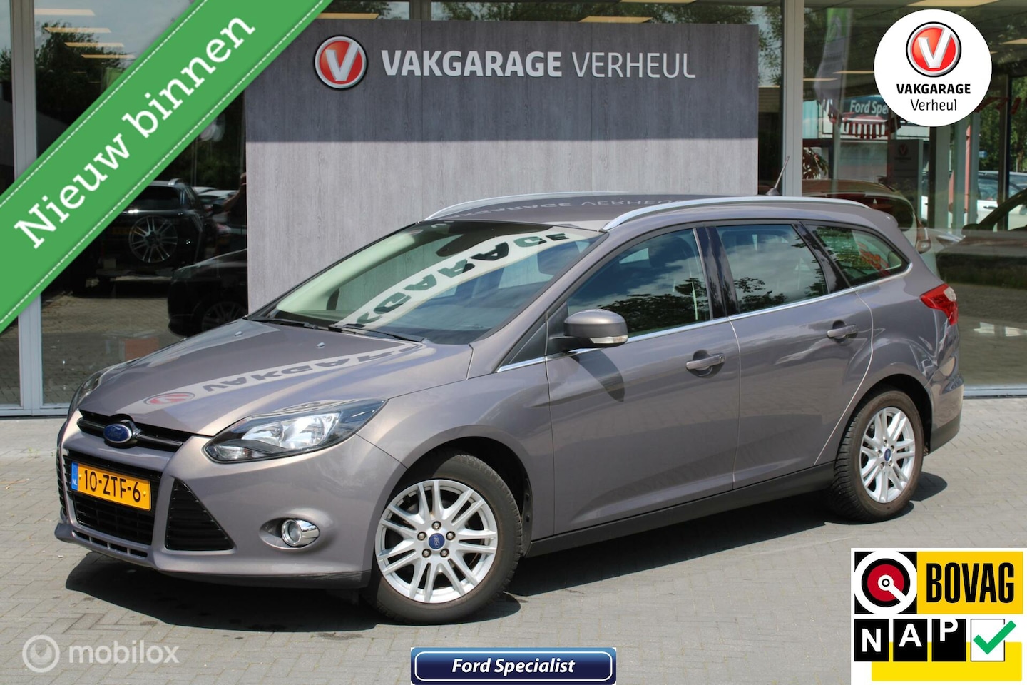Ford Focus Wagon - 1.0 EcoBoost Titanium|125Pk|Navi|Boekje|Nap - AutoWereld.nl