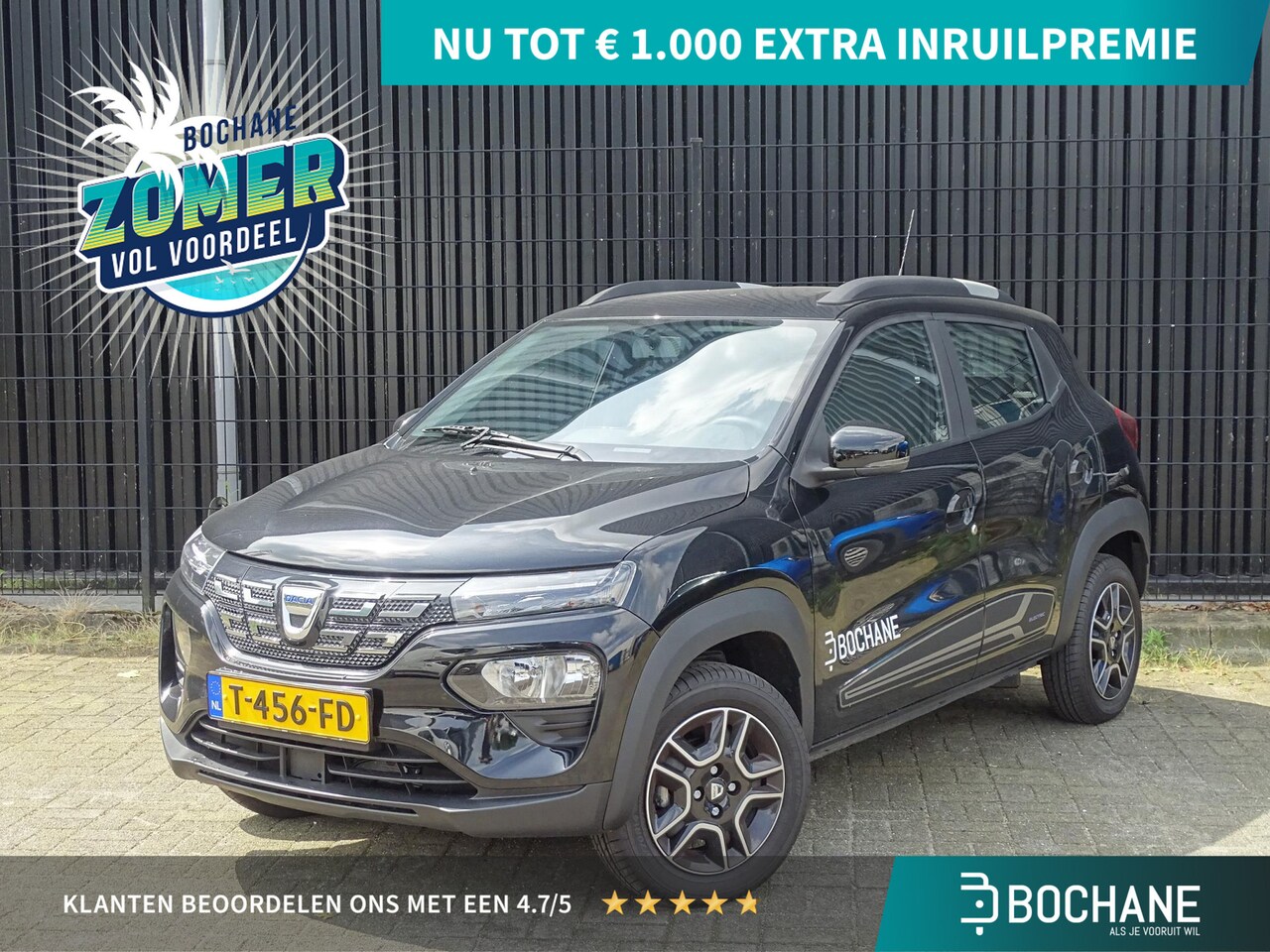 Dacia Spring - Essential 27 kWh Dacia Spring Essential Airco LMV BlueTooth DAB AUTOMAAT ! 100% ELEKTRISCH - AutoWereld.nl