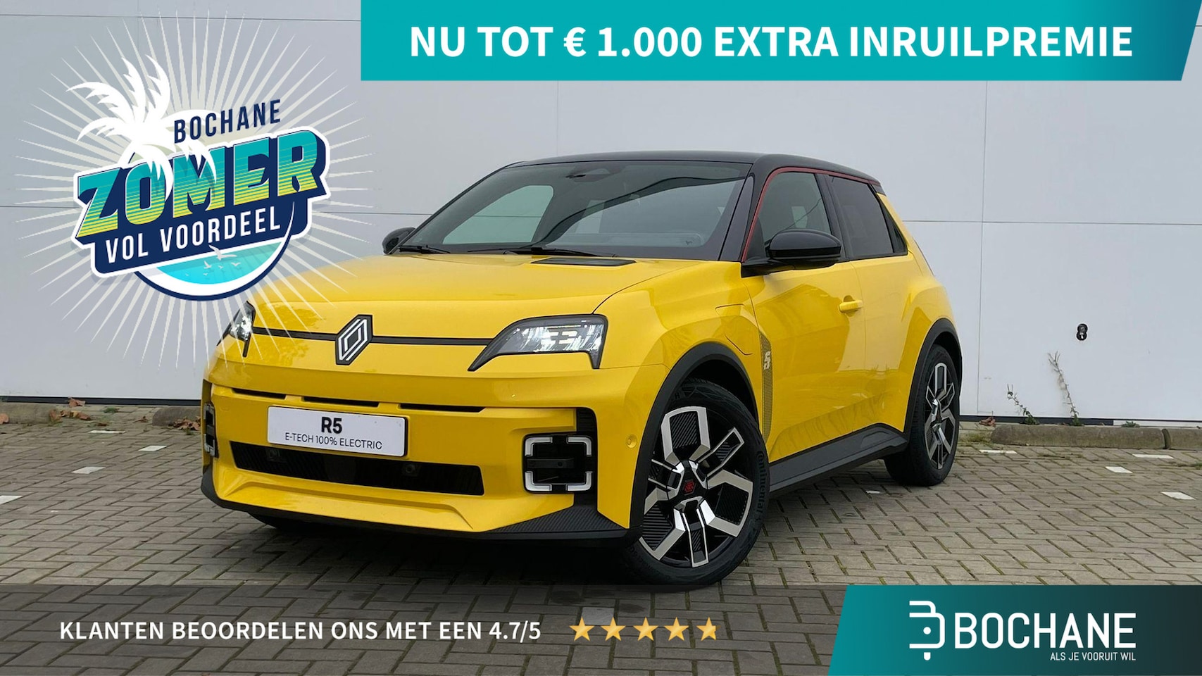 Renault 5 - Techo 52 kWh Clima / Navi /Camera/ Harman Kardon / - AutoWereld.nl