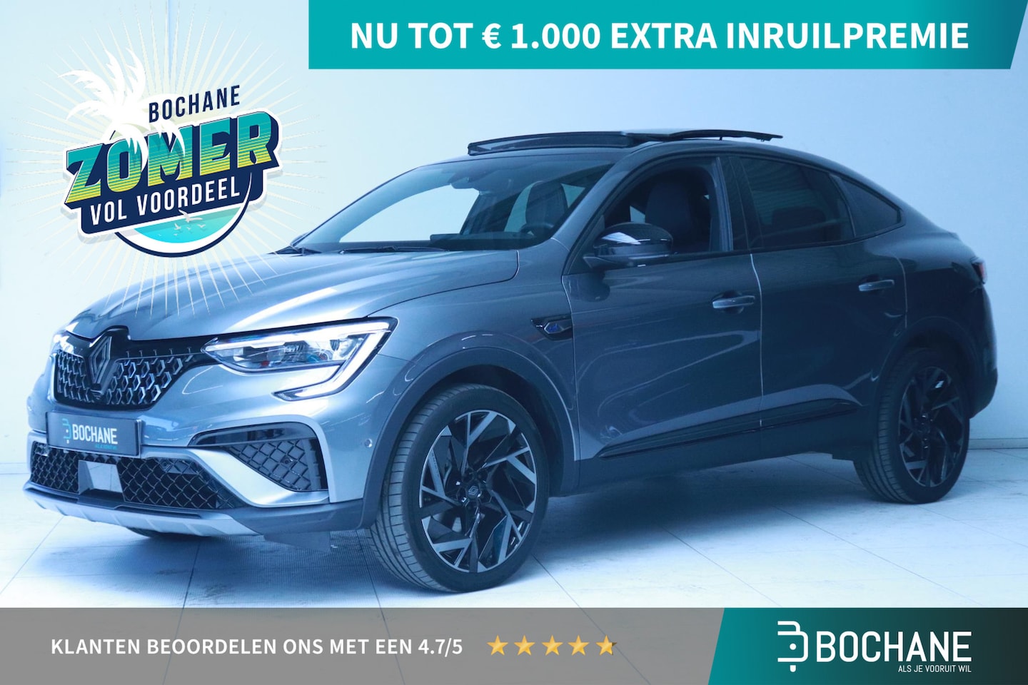 Renault Arkana - 1.6 E-Tech full hybrid 145 esprit Alpine Schuifdak/Adaptief Cruisecontrol/Stoelverwarming - AutoWereld.nl