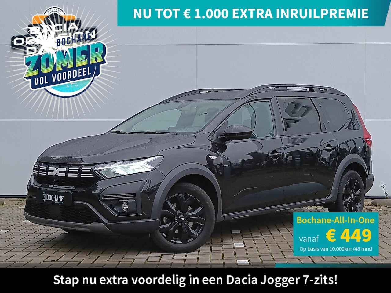 Dacia Jogger - 1.0 TCe 110 Extreme 7p. Navigatie / Parkeersensoren V+A+Camera / Climate Control / Lichtme - AutoWereld.nl