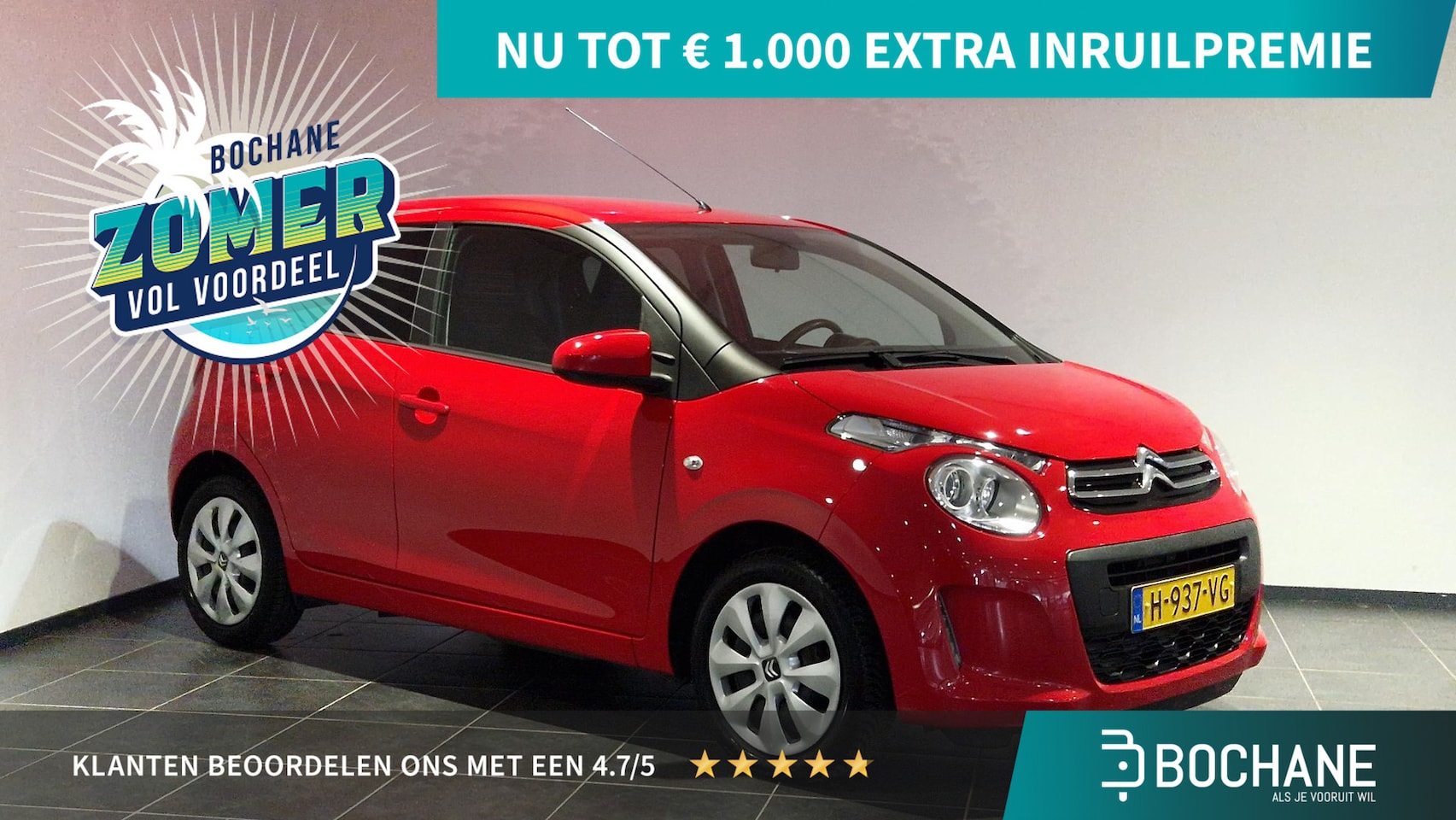 Citroën C1 - 1.0 VTi Feel 1.0 VTi Feel - AutoWereld.nl
