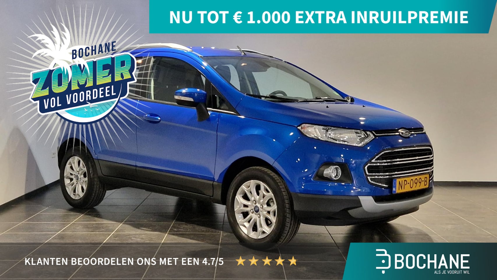 Ford EcoSport - 1.0 EcoBoost Titanium | Navigatie | Camera | Stoelverwarming - AutoWereld.nl