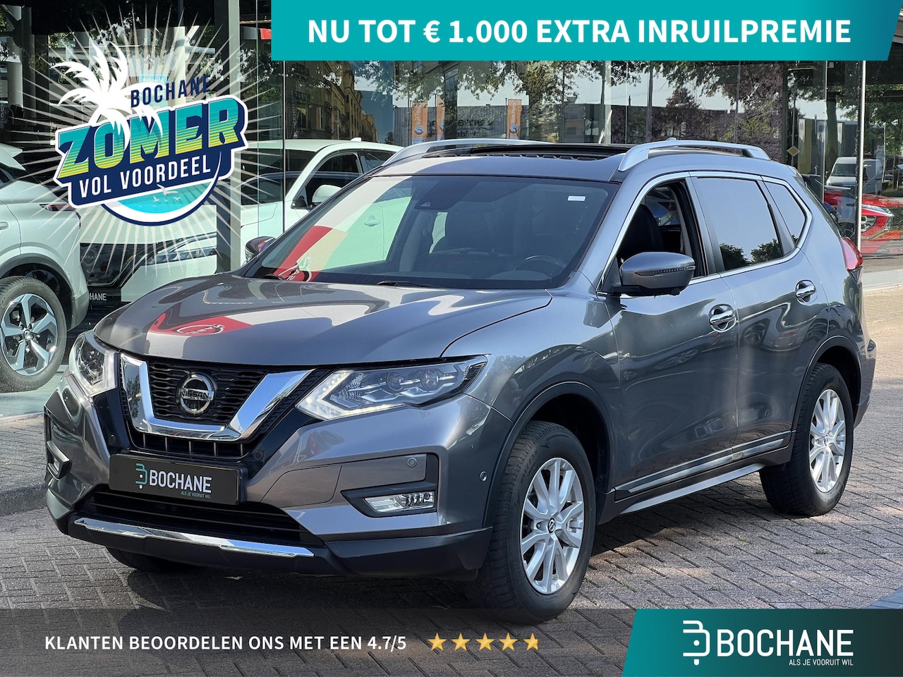 Nissan X-Trail - 1.3 DIG-T Business Edition 7p. Automaat | Trekhaak | Navigatie | Lederen bekleding - AutoWereld.nl