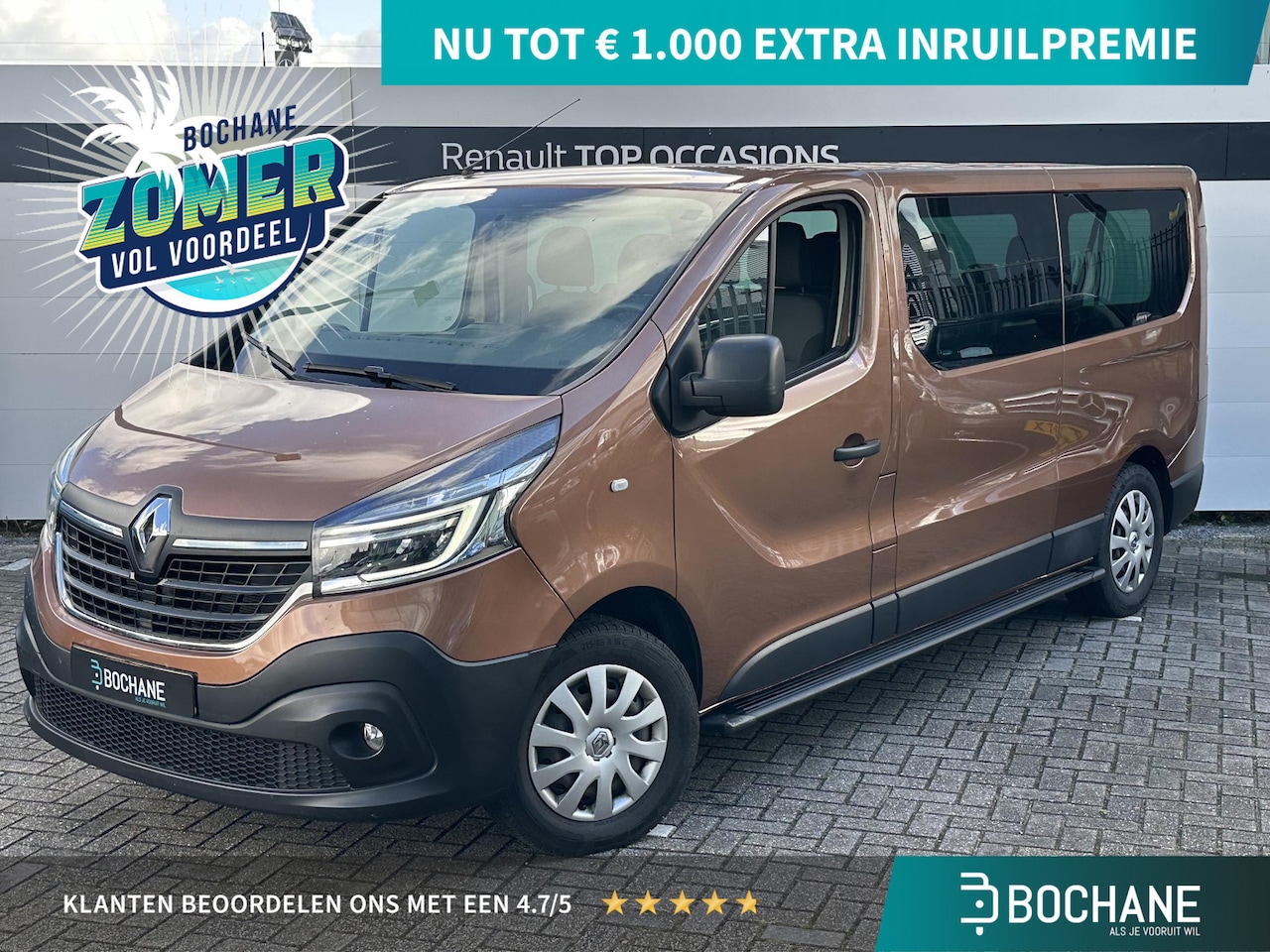 Renault Trafic Passenger - 2.0 dCi 120 Grand Zen 9p. | Trekhaak | Parkeerhulp | Apple Carplay | Dealer Onderhouden! - AutoWereld.nl