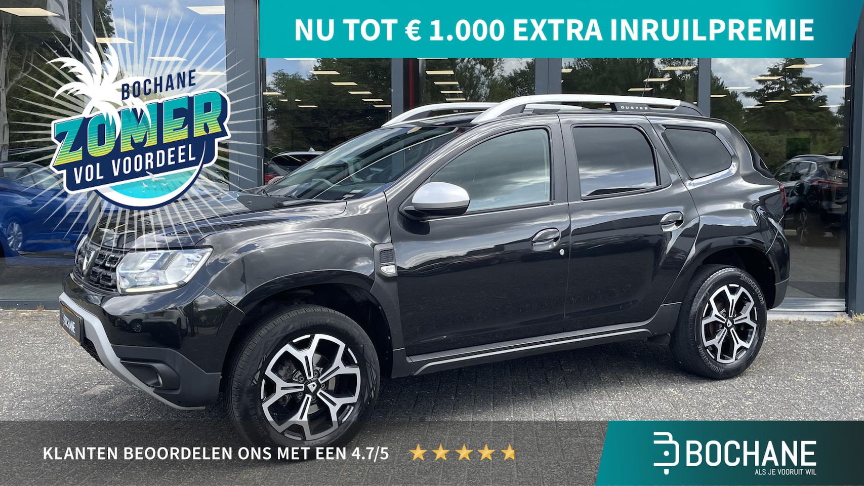 Dacia Duster - 1.3 TCe Prestige | Trekhaak | Stoelverwarming | Achteruitrijcamera | Climate Control - AutoWereld.nl