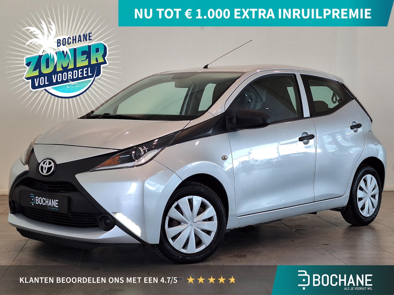 Toyota Aygo - 1.0 VVT-i x-now | 5-deurs | Airconditioning | Centrale deurvergrendeling met afstandsbedie - AutoWereld.nl