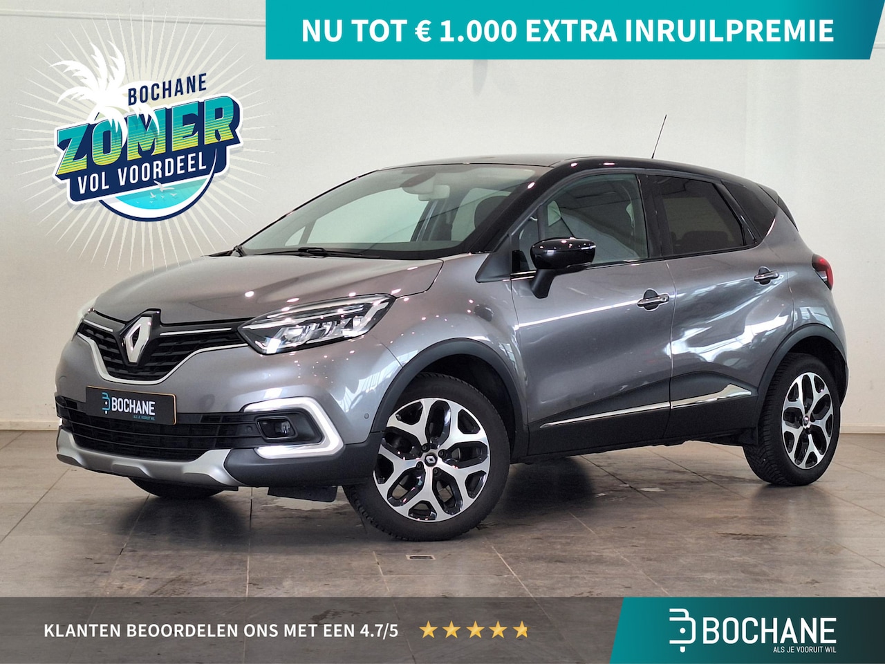 Renault Captur - 1.2 TCe 120 EDC Intens | Trekhaak | Navigatie | Climate Control | Cruise Control | Parkeer - AutoWereld.nl