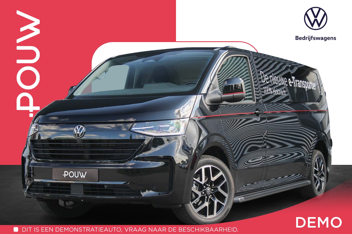 Volkswagen e-Transporter - 286pk 32 L2H1 Style 64 kWh | Trekhaak | 17" Velgen | Navigatie - AutoWereld.nl
