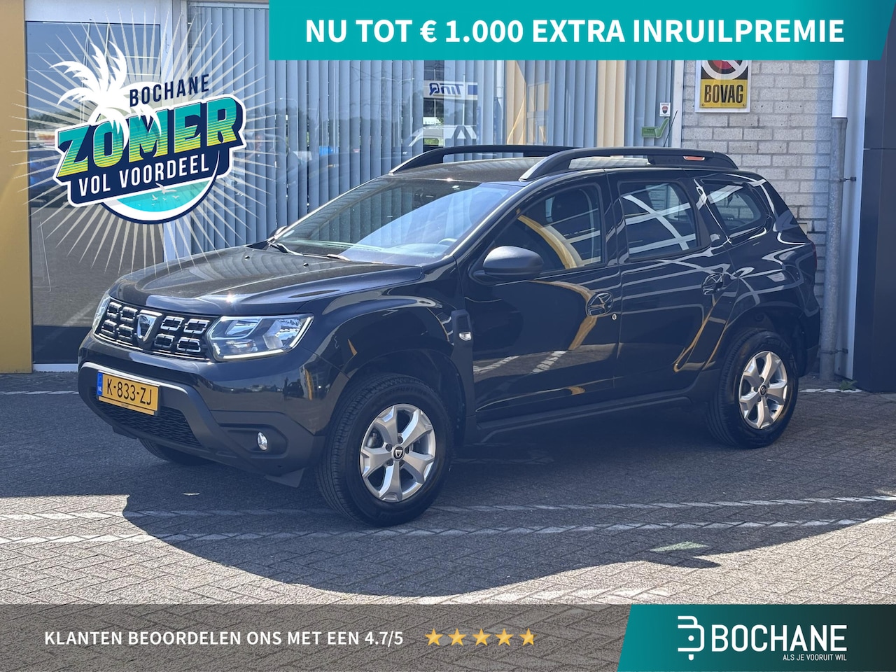 Dacia Duster - 1.0 TCe Bi-Fuel Comfort | Trekhaak | Cruise Control | Airco | BT-Telefoonfunctie | Lichtme - AutoWereld.nl