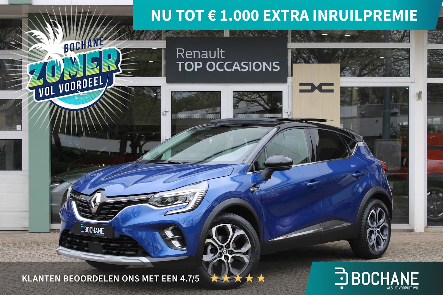 Renault Captur - 1.0 TCe 90 techno Schuif kantel dak | Navigatiesysteem | Achterruitrij camera - AutoWereld.nl