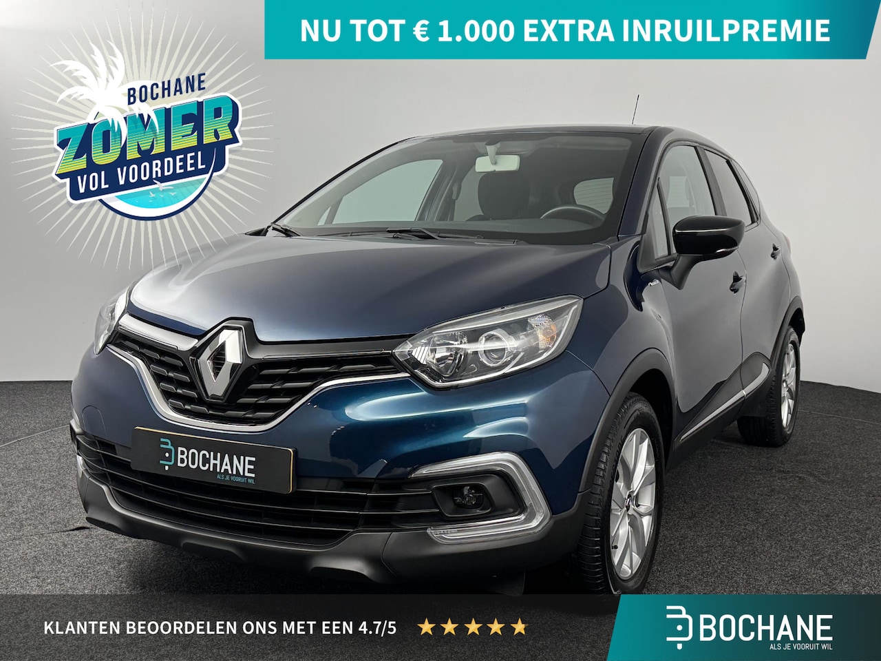 Renault Captur - 0.9 TCe Limited | Navigatie | Key-less | Airco | Parkeersensoren | Cruise Control | Lichtm - AutoWereld.nl