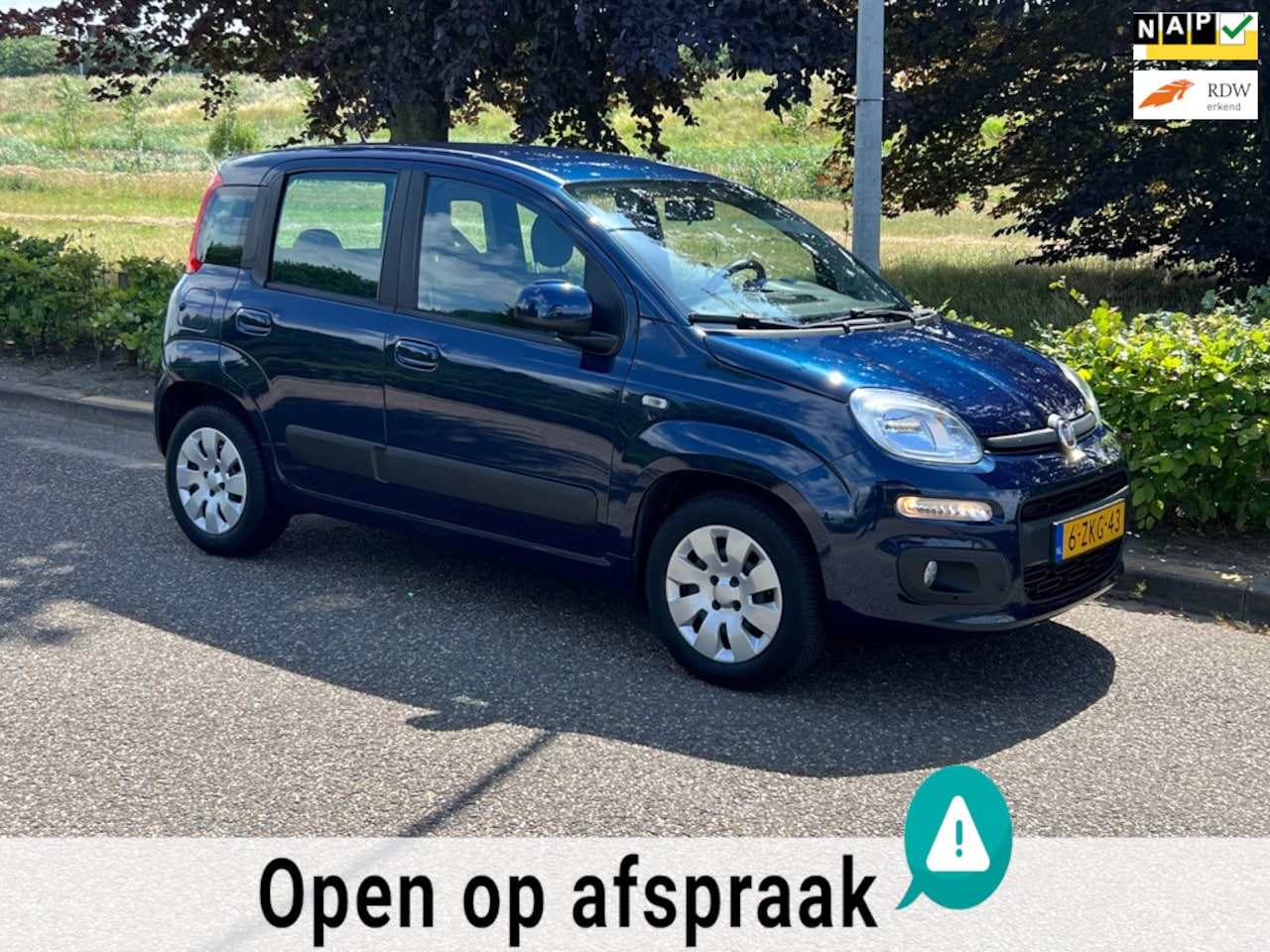 Fiat Panda - 0.9 TwinAir Lounge Rijklaar incl APK!! - AutoWereld.nl