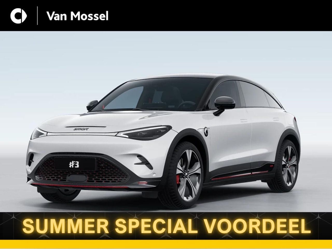 Smart #3 - BRABUS / Stoelverwarming / Sportstijl stuurwiel in Alcantara® / Halo Roof / Beats® Soundsy - AutoWereld.nl