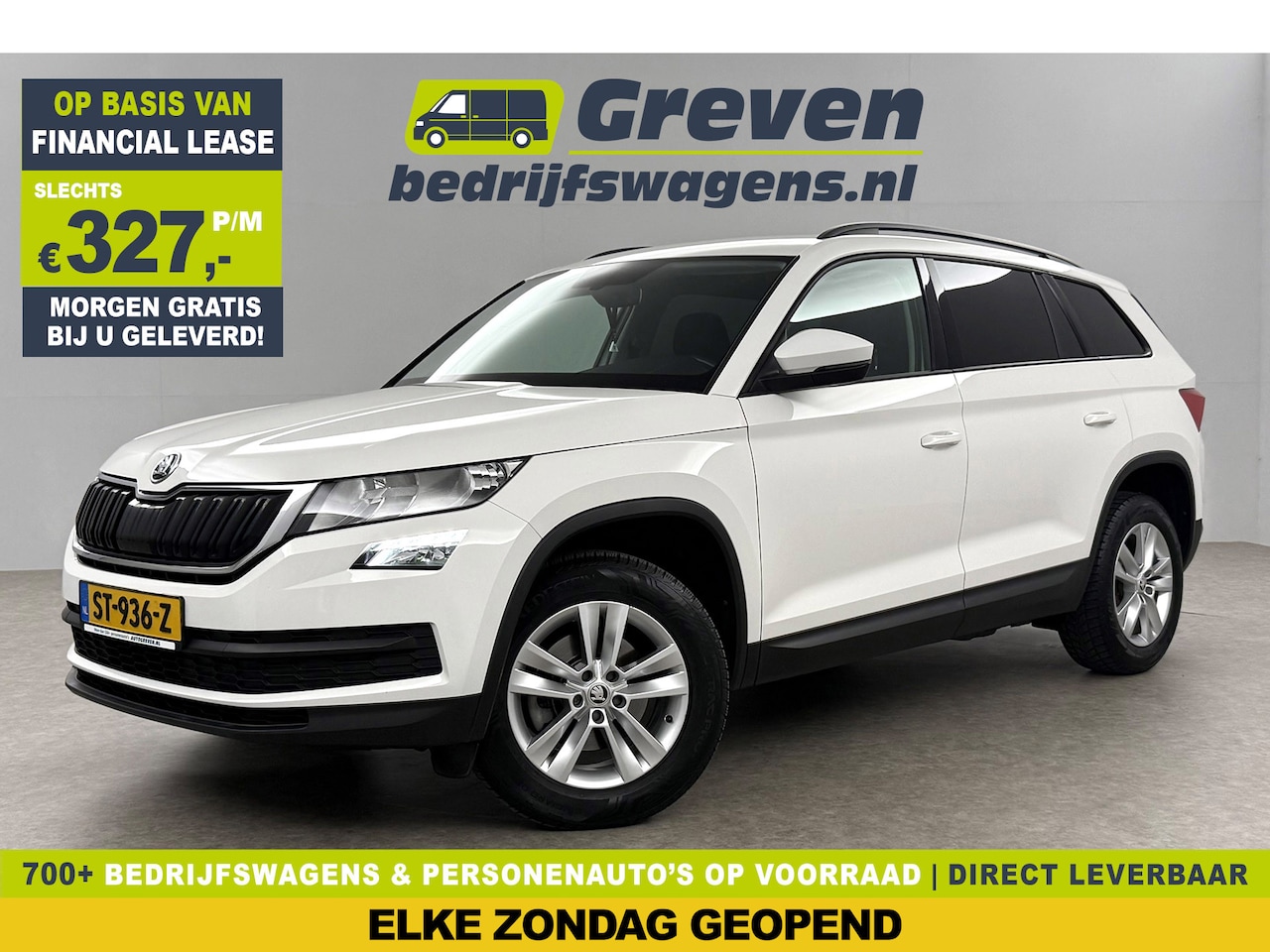 Skoda Kodiaq - 1.4 TSI 150PK ACT DSG LED Trekhaak Carplay Clima Cruise Navigatie 17"LMV PDC - AutoWereld.nl
