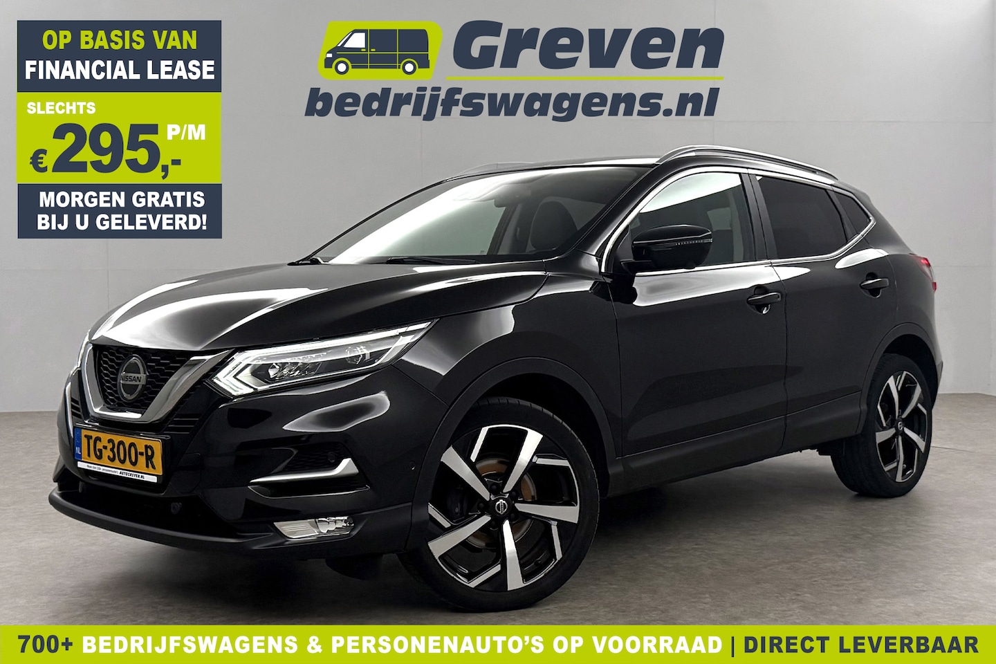Nissan Qashqai - 1.2 Tekna 360 Camera Trekhaak LED Navi 19"LMV Clima Cruise PDC - AutoWereld.nl