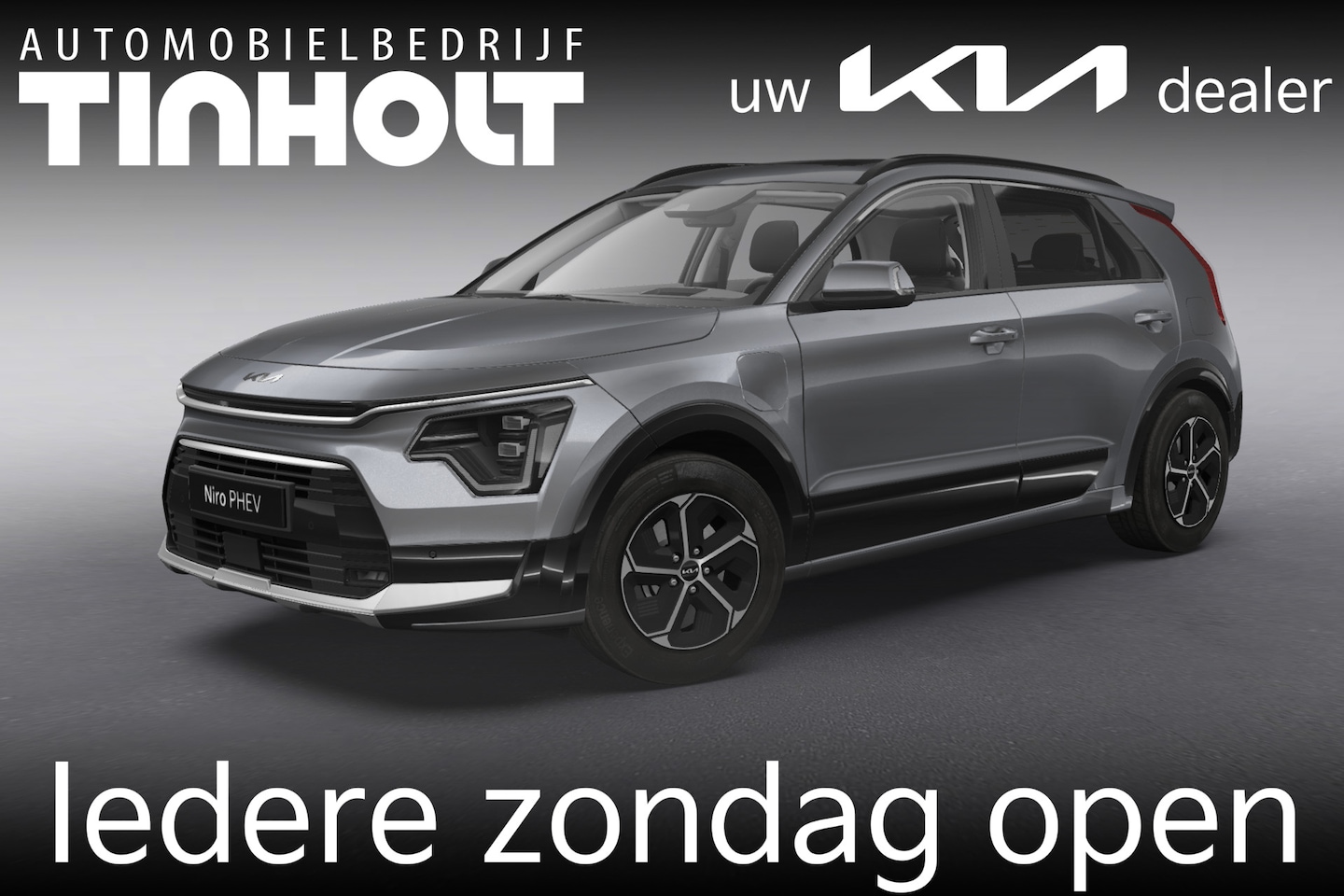 Kia Niro - 1.6 GDi PHEV DynamicPlusLine - Direct uit voorraad leverbaar - Steel Gray - AutoWereld.nl