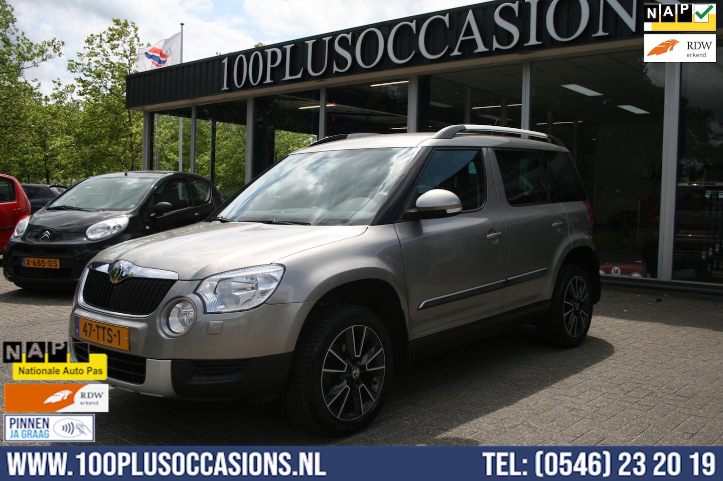 Skoda Yeti - 1.2 TSI Ambition Arctic | Nwe ketting | Volledig onderhouden | Airco, cruise | Nette auto - AutoWereld.nl