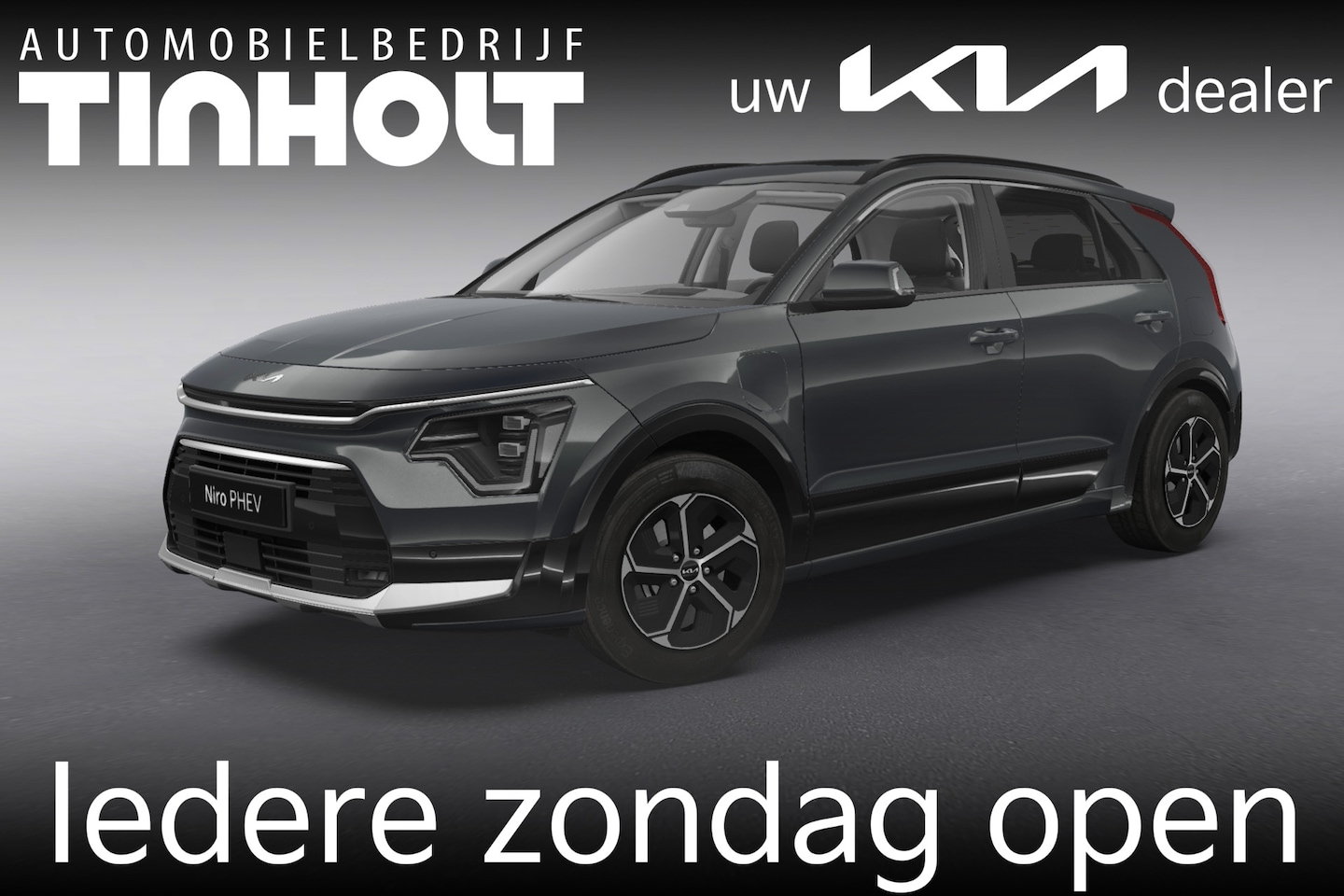 Kia Niro - 1.6 GDi PHEV DynamicPlusLine - Direct uit voorraad leverbaar - Interstellar Gray - AutoWereld.nl