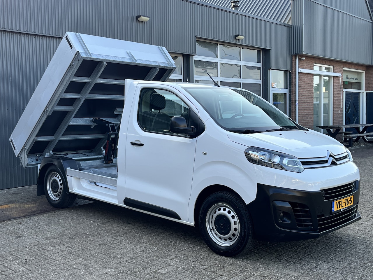 Citroën Jumpy - 2.0 BlueHDI 120 kipper Cruise controle Trekhaak 1900kg trekgewicht Telefoonverbinding 2-Pe - AutoWereld.nl