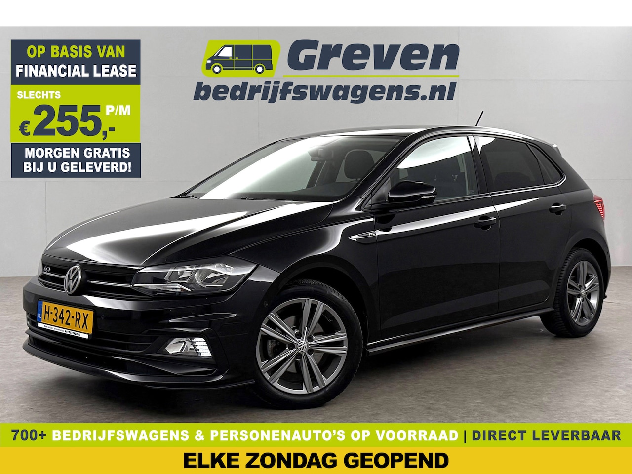 Volkswagen Polo - 1.0 TSI R-line DSG Adaptive Cruise LED Carplay Clima Navi PDC 16"LMV - AutoWereld.nl