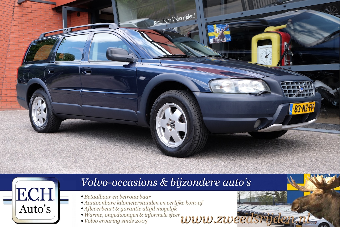 Volvo XC70 - 2.5 T Comfort Line 2.5T 210 pk Comfort Line, Leer, Elektr. stoel, Trekhaak - AutoWereld.nl