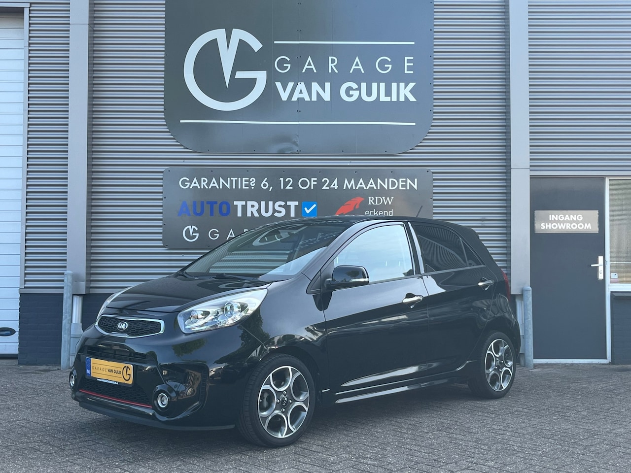 Kia Picanto - 1.2 CVVT 86PK SportsLine Clima,Cruise,Stuur+Stoelverw.,Pdc,KeylessEntry+Go,Leder/Stof,Isof - AutoWereld.nl