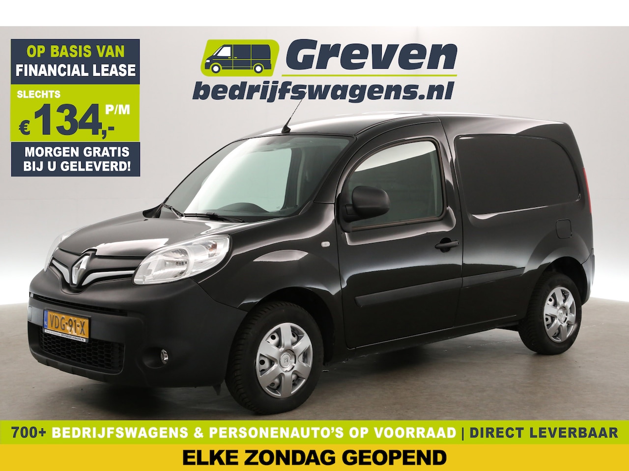 Renault Kangoo - 1.5 Blue dCi L1H1 Airco Carplay Cruise Navigatie PDC Elektrpakket Schuifdeur - AutoWereld.nl
