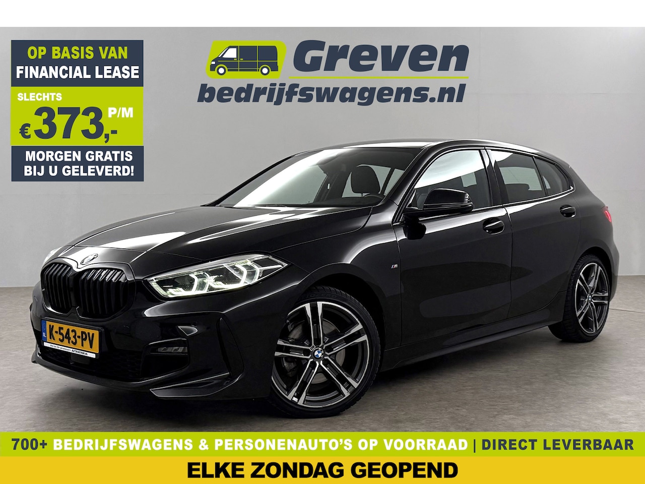 BMW 1-serie - 118i M Sport LED Camera Carplay Sfeerverl. Virtual Clima Cruise Navi PDC 18"LMV - AutoWereld.nl