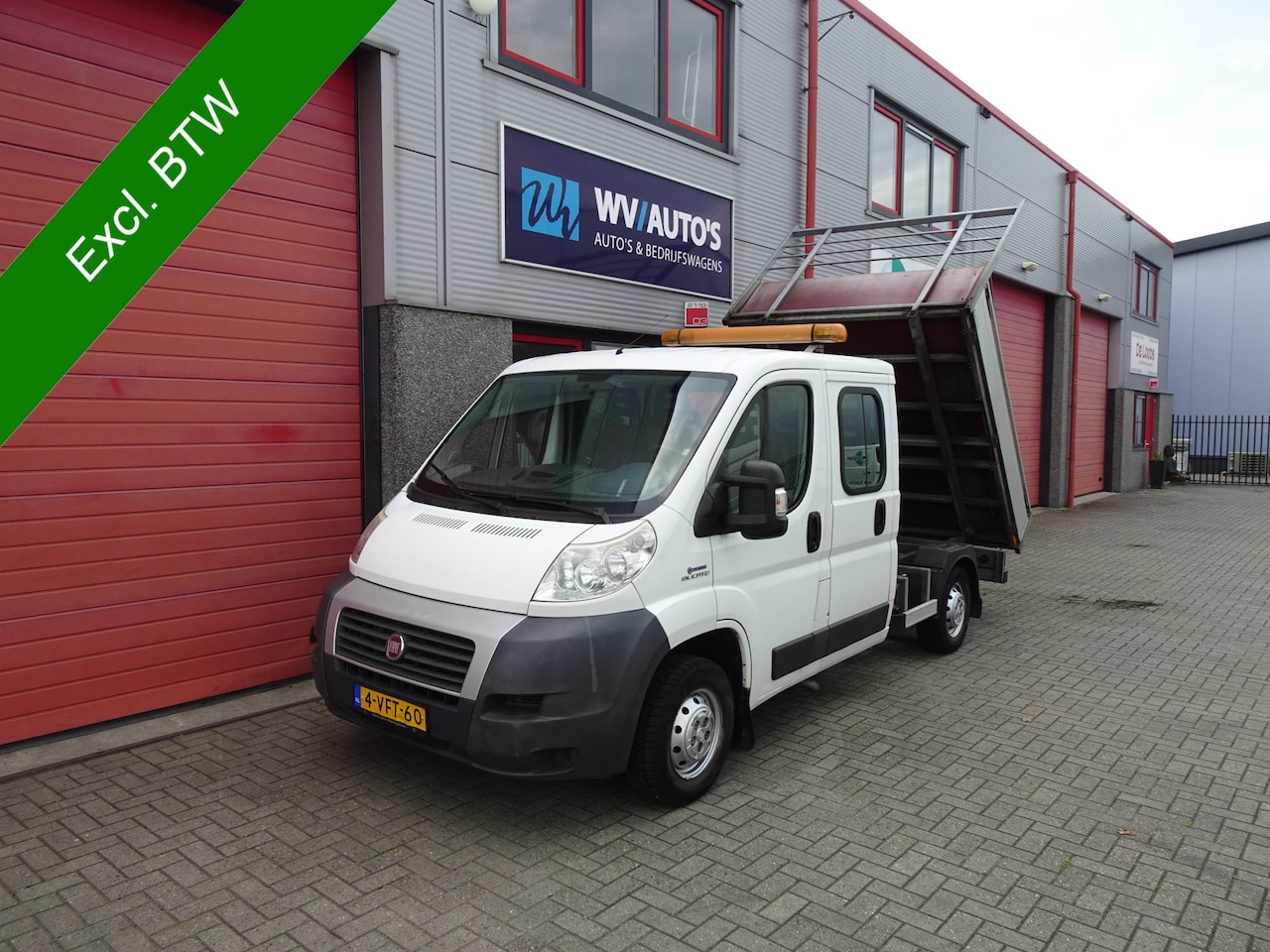 Fiat Ducato - 33 2.2 MultiJet MH1 DC achterwaardse kipper - AutoWereld.nl
