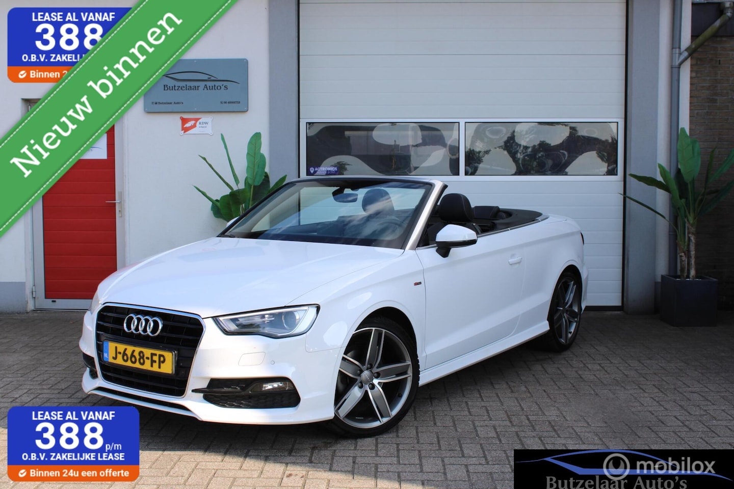 Audi A3 Cabriolet - 1.4 TFSI Ambition 3x S-line Open days - AutoWereld.nl