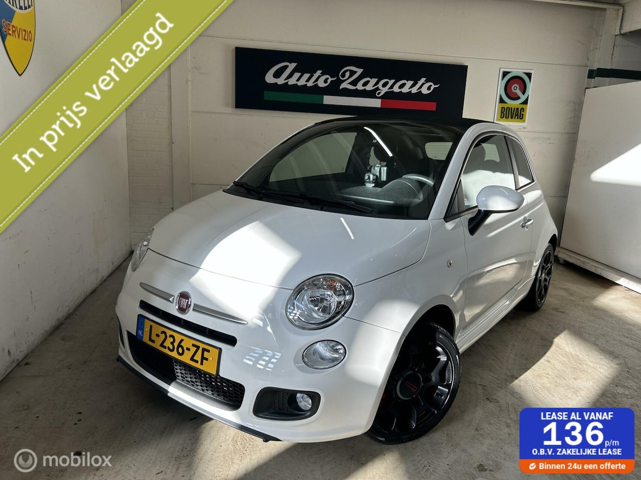 Fiat 500 C - 0.9 TwinAir Turbo Sport 0.9 TwinAir Turbo Sport 105pk - AutoWereld.nl