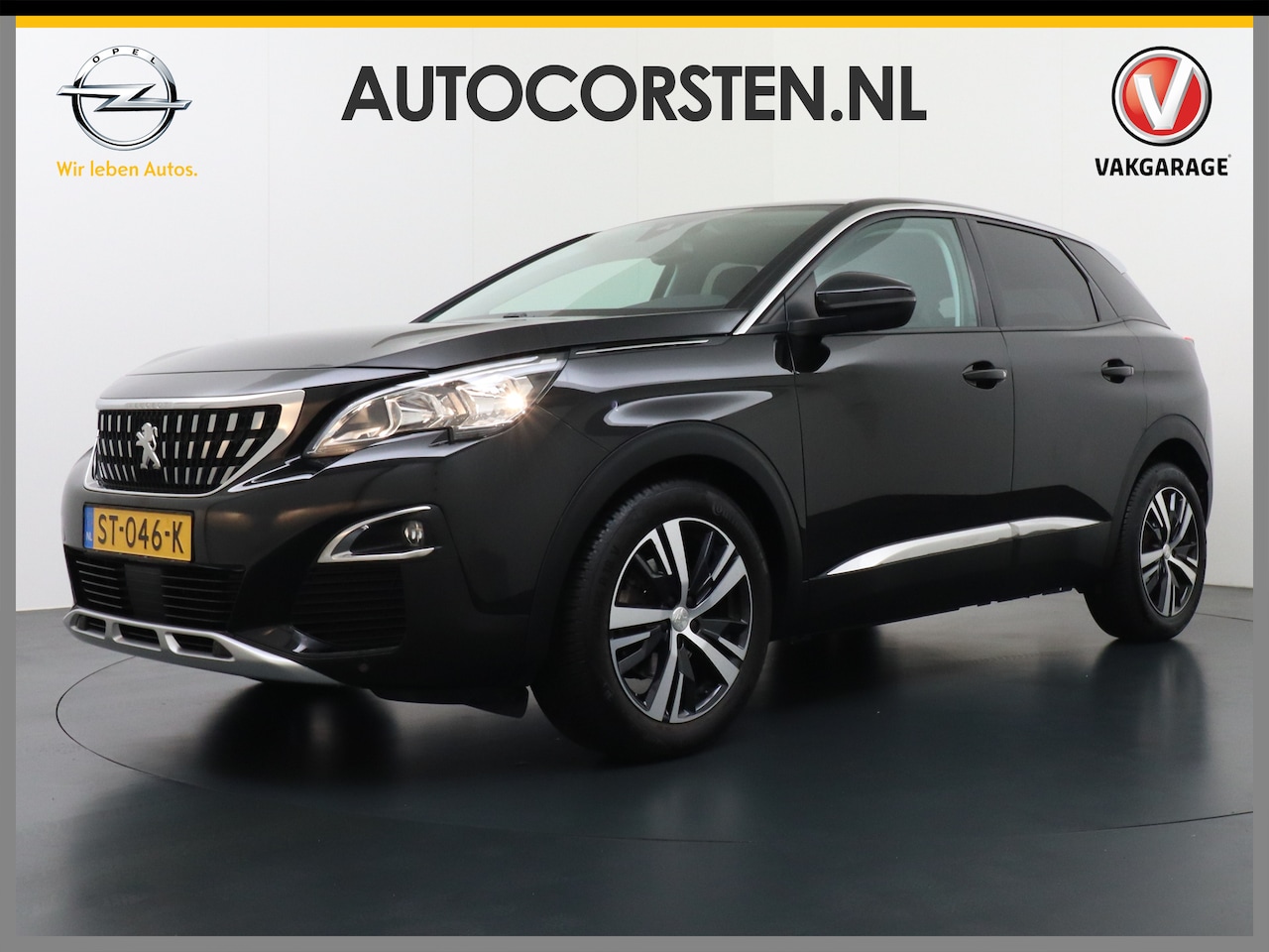 Peugeot e-3008 - 1.6-E-THP 165PK AUT. Navi Adapt-Cruise Apple Carplay Android 1/2 Leer 18" Ecc 360°Camera T - AutoWereld.nl