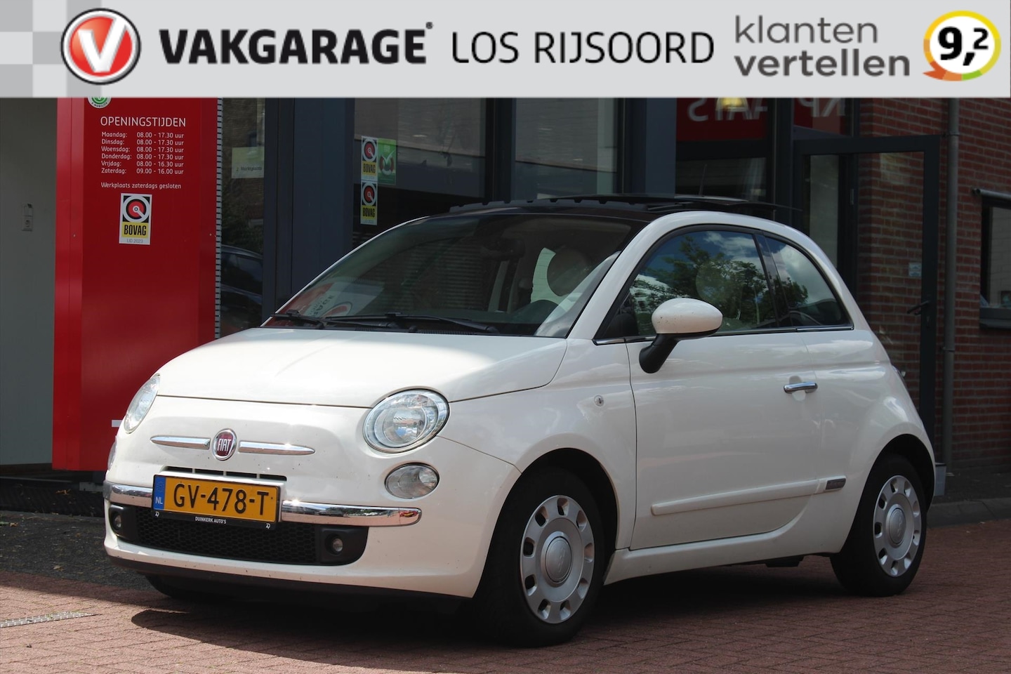 Fiat 500 - TwinAir Turbo *Lounge* | Schuifdak | Climate Control | Half Leder | PDC | Orig.NL | Leuk ! - AutoWereld.nl