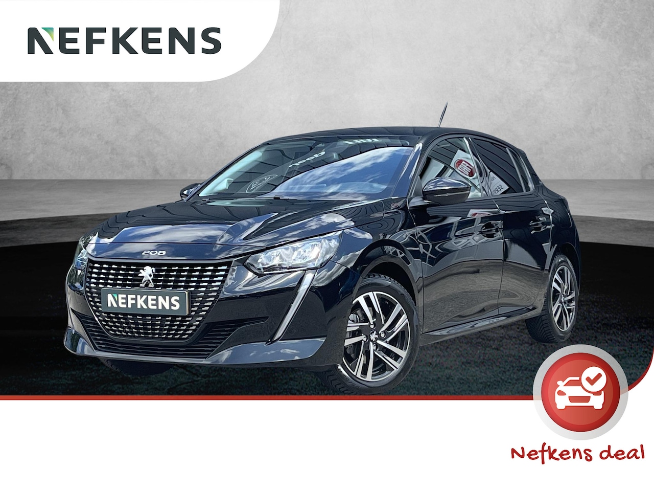 Peugeot 208 - 1.2 100pk Allure Automaat | 1ste eigenaar | Camera | LED | Navigatie | LEER/Stof bekleding - AutoWereld.nl