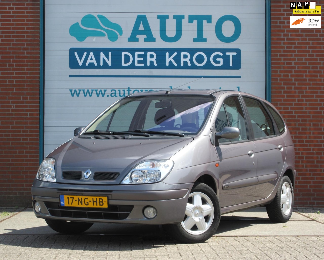 Renault Scénic - 1.6-16V Authentique 1.6-16V Authentique, Airco, 1e Eig, 66.089 km!!!! APK 5-26 - AutoWereld.nl