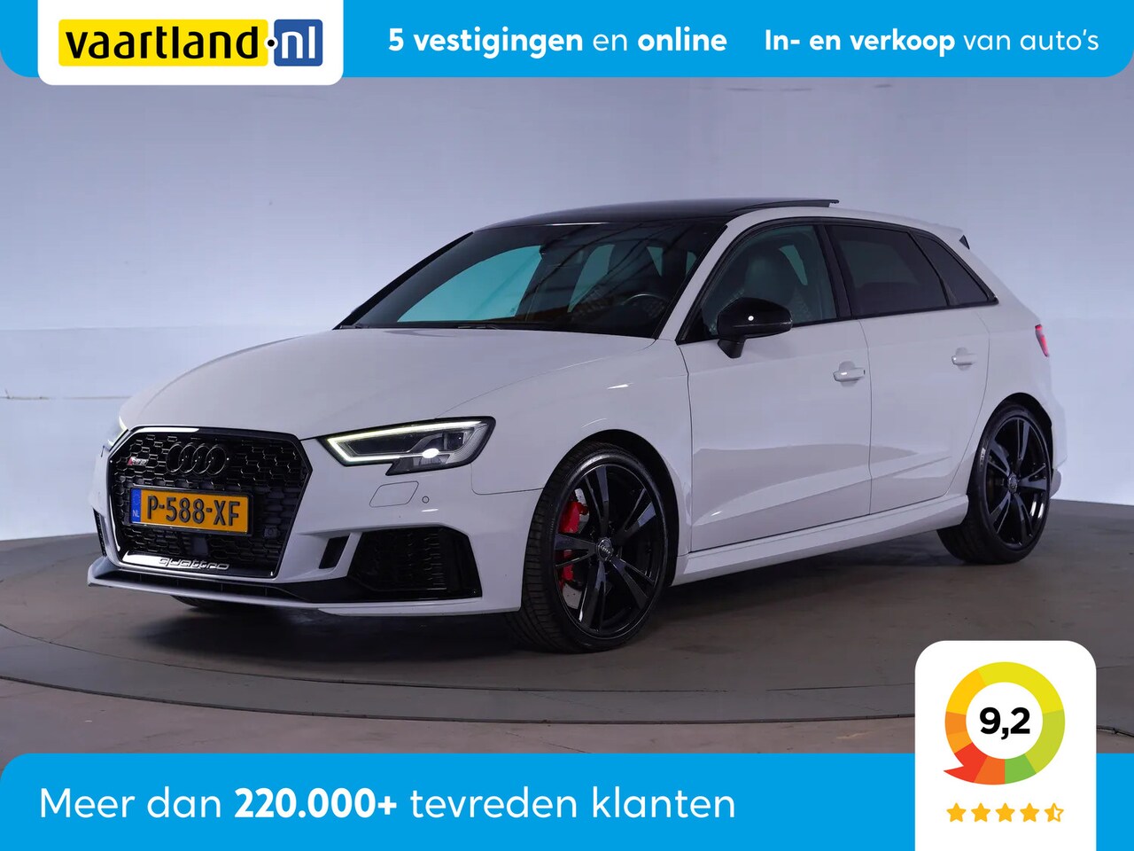 Audi A3 - 2,5 TFSI RS3 Quattro [ Leer Pano cruise sportstoelen voll] - AutoWereld.nl