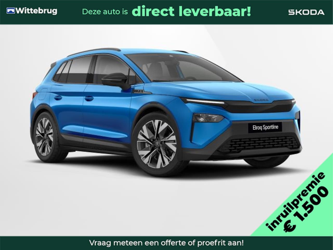 Skoda Elroq - 85 Sportline Advanced Business Upgrade Plus Pakket / Trekhaak Wegklapbaar - AutoWereld.nl