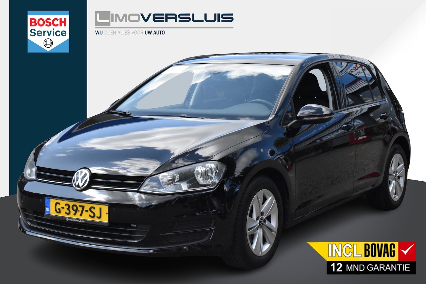 Volkswagen Golf - 1.2 TSI Blackline 100% Onderhouden | Airco | Stoelverwarming 12 mnd BOVAG garantie Whatsap - AutoWereld.nl