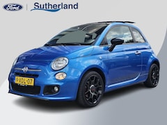 Fiat 500 - 0.9 TwinAir Turbo 500S | Schuif-kanteldak | Airco | Zwarte Lichtmetalen Velgen | Lederen B