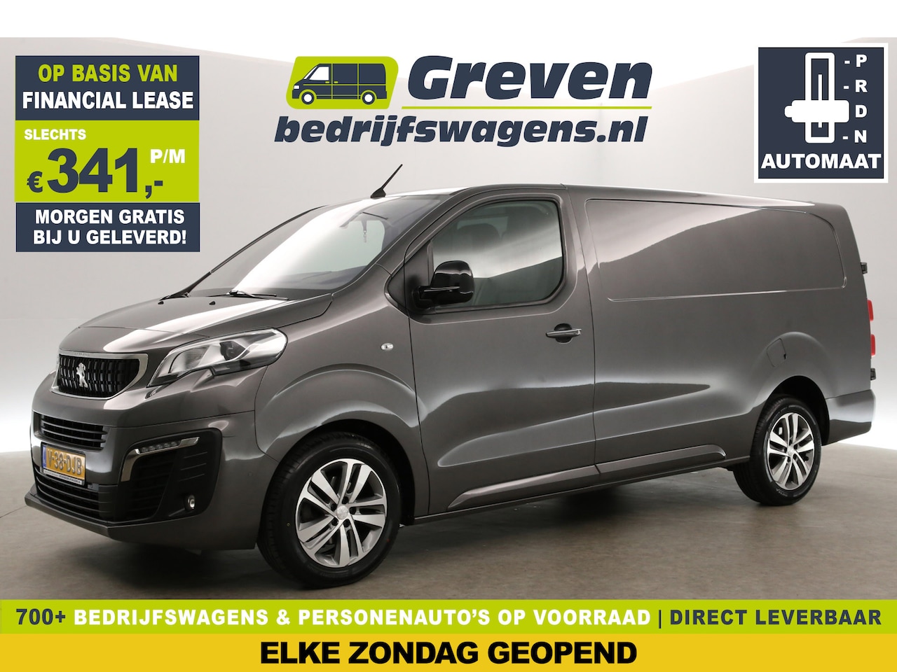 Peugeot Expert - 2.0 BlueHDI 145PK L3H1 Automaat 360 Camera Airco Cruise Carplay LED 3 Persoons Navi PDC 17 - AutoWereld.nl