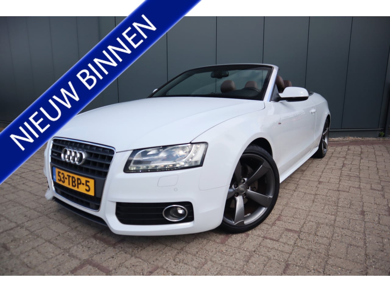 Audi A5 Cabriolet - 2.0 TFSI quattro Pro Line S Automaat/S-tronic S-Line Sportleder B&O Nekverwarming Etc. Etc - AutoWereld.nl