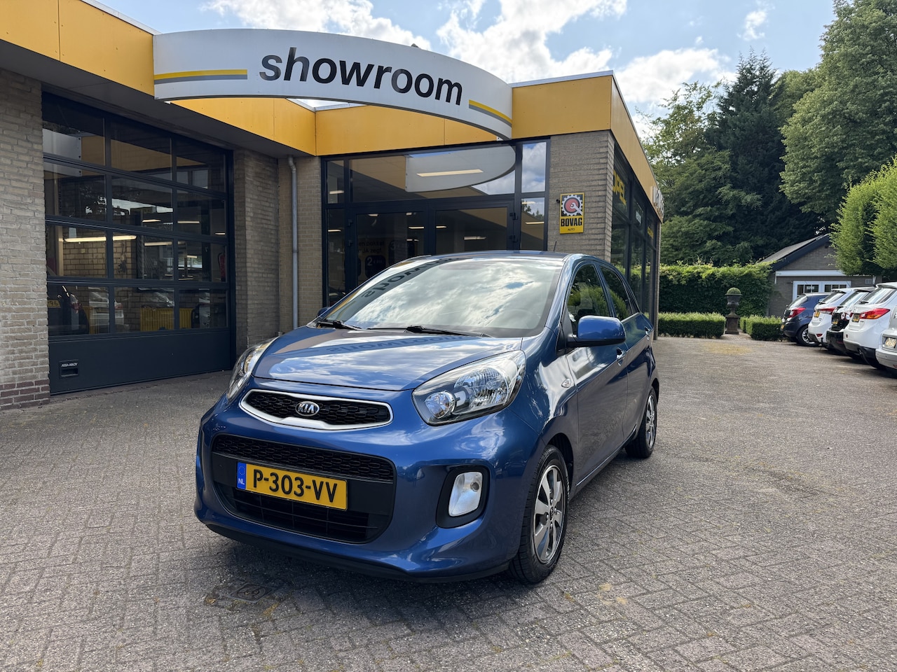 Kia Picanto - 1.2 CVVT DynamicLine Automaat Navi Airco Camera - AutoWereld.nl