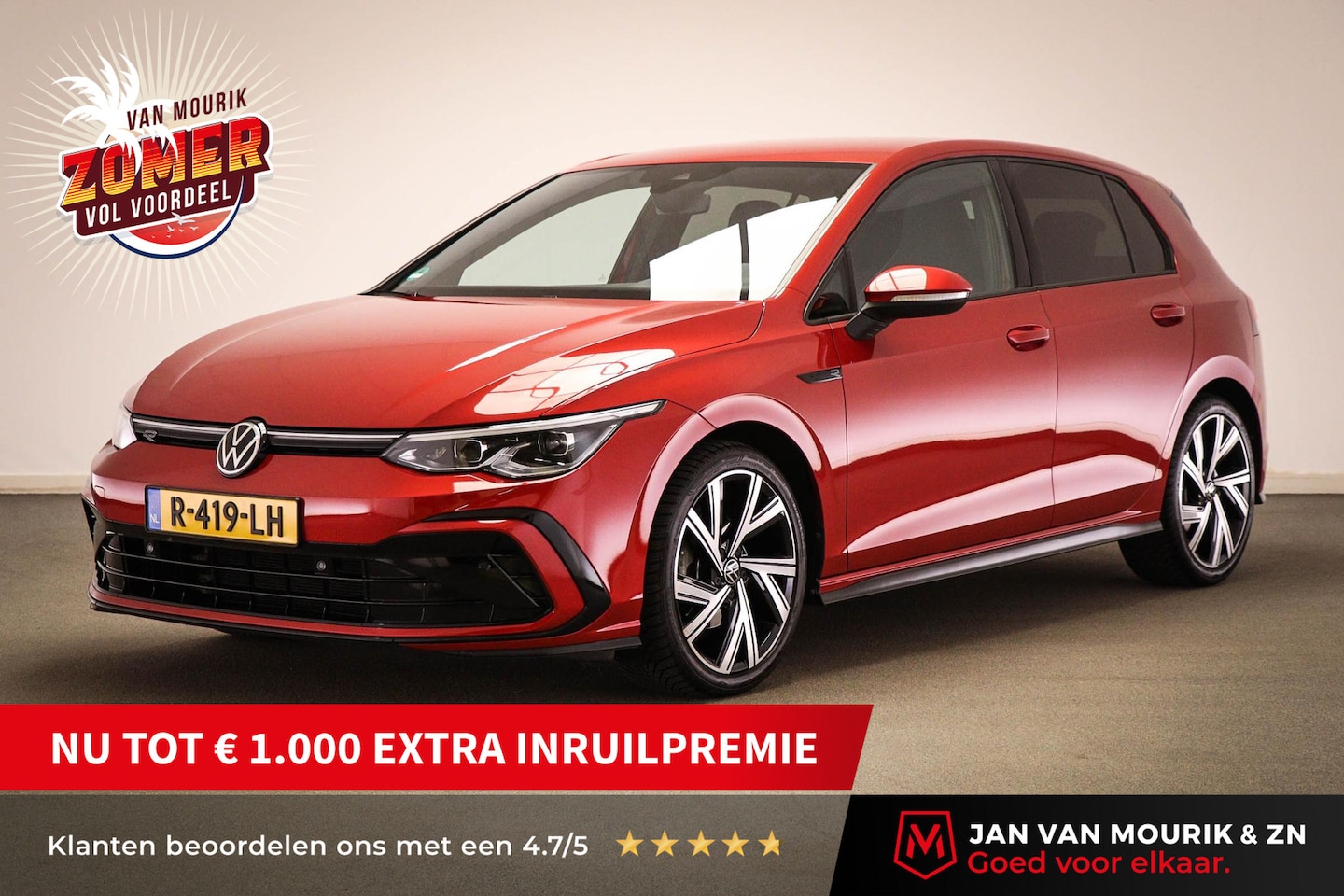 Volkswagen Golf - 1.5 eTSI R-Line | WINTER PACK | IQ LIGHT | CAMERA - AutoWereld.nl