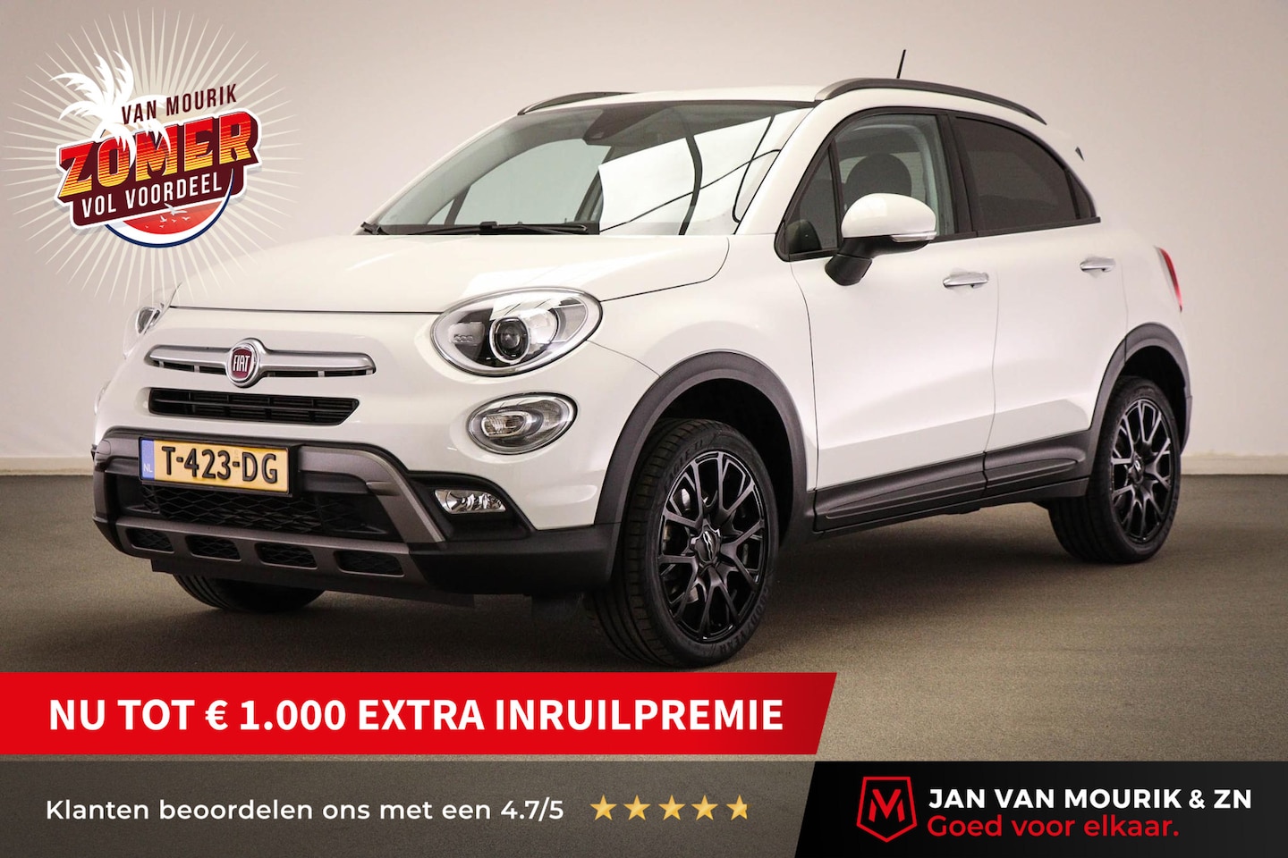Fiat 500 X Cross - 1.4 Turbo MultiAir 4x4 Cross | BUSINESS PLUS PACK | CLIMA | STOELVERWARMING | 18" - AutoWereld.nl