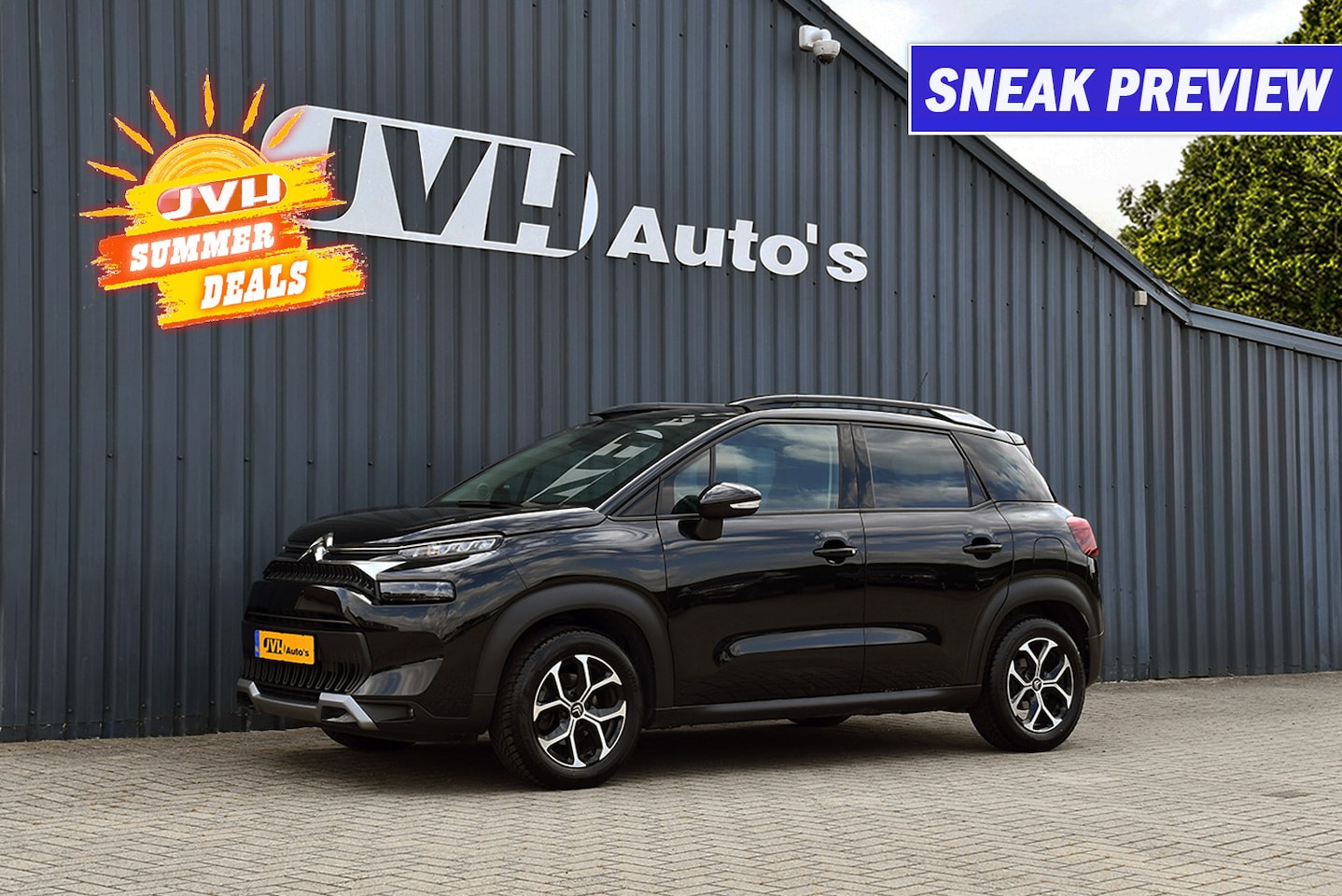 Citroën C3 Aircross - 1.2 AUT PureTech Shine 02-2023 | ECC | Cruise | SV | PrG | Cam - AutoWereld.nl