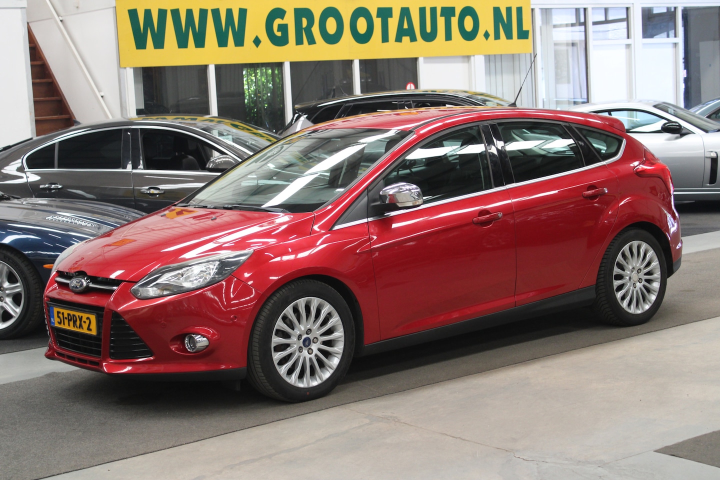 Ford Focus - 1.6 EcoBoost First Edition Dealer onderhouden, Airco, Navi, Trekhaak - AutoWereld.nl