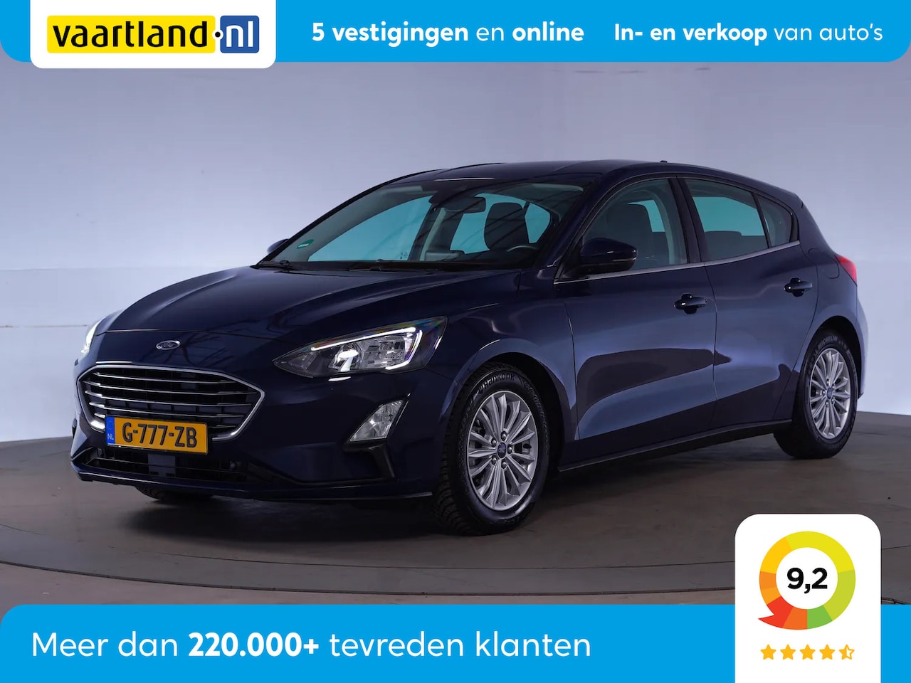 Ford Focus - 1.0 EcoBoost 125pk Titanium Aut. [ Navi Climate control Carplay ] - AutoWereld.nl